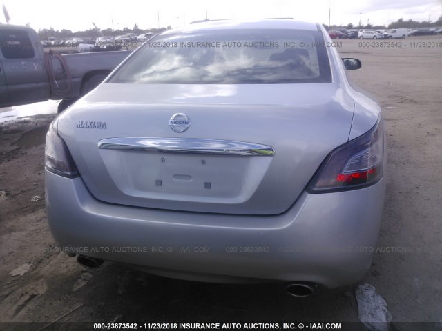 1N4AA5AP5DC827240 - 2013 NISSAN MAXIMA S/SV SILVER photo 6