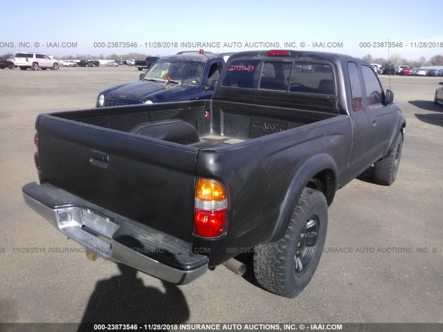 5TESN92N72Z080052 - 2002 TOYOTA TACOMA XTRACAB PRERUNNER BLACK photo 4