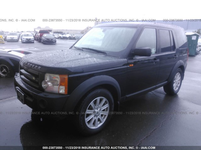 SALAE25477A428285 - 2007 LAND ROVER LR3 SE BLACK photo 2