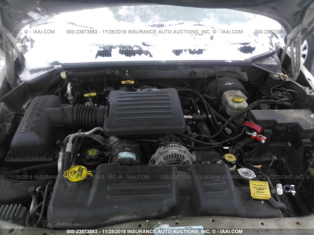 1B4HR28N21F557766 - 2001 DODGE DURANGO SILVER photo 10