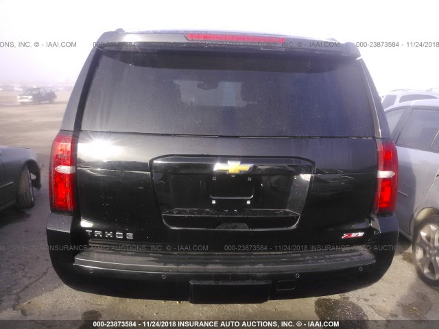 1GNSKBKC0FR634216 - 2015 CHEVROLET TAHOE K1500 LT BLACK photo 6