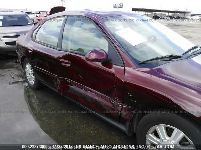 1FAFP562X5A256536 - 2005 FORD TAURUS SEL MAROON photo 6