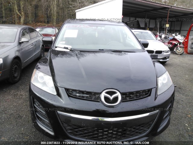 JM3ER4CL4B0355515 - 2011 MAZDA CX-7 BLACK photo 6