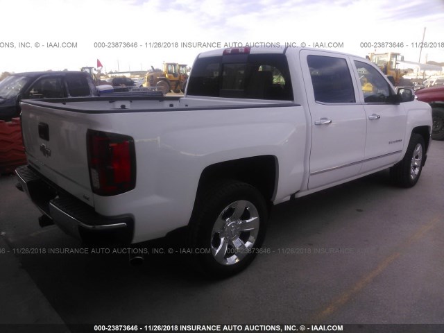 3GCPCSEJ0HG190876 - 2017 CHEVROLET SILVERADO C1500 LTZ WHITE photo 4