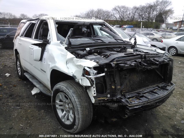 1GNSKBKC4FR500244 - 2015 CHEVROLET TAHOE K1500 LT WHITE photo 6