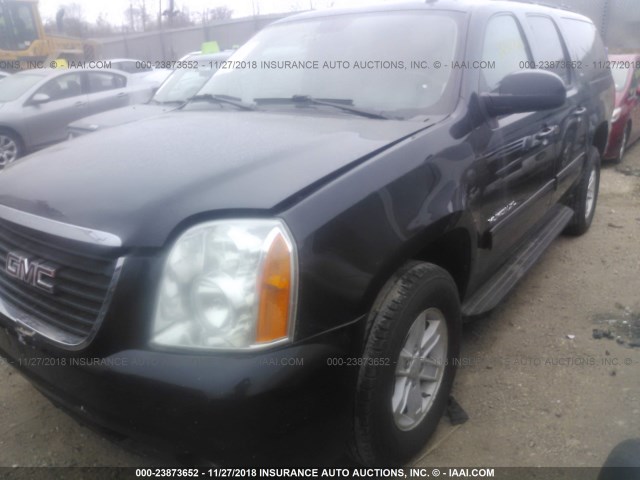 1GKS2KE77DR291820 - 2013 GMC YUKON XL K1500 SLT BLACK photo 2