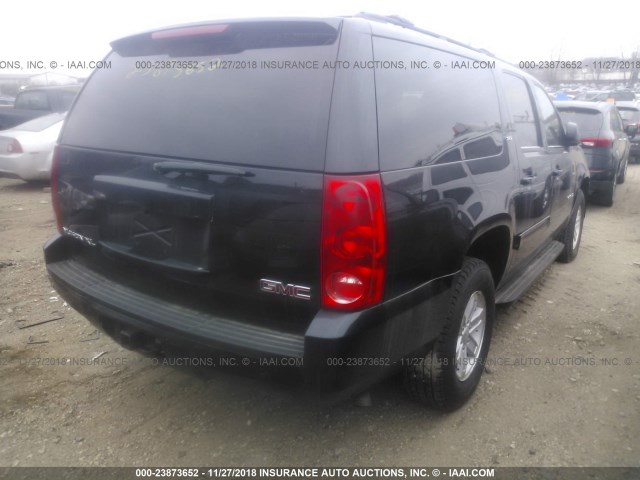 1GKS2KE77DR291820 - 2013 GMC YUKON XL K1500 SLT BLACK photo 4