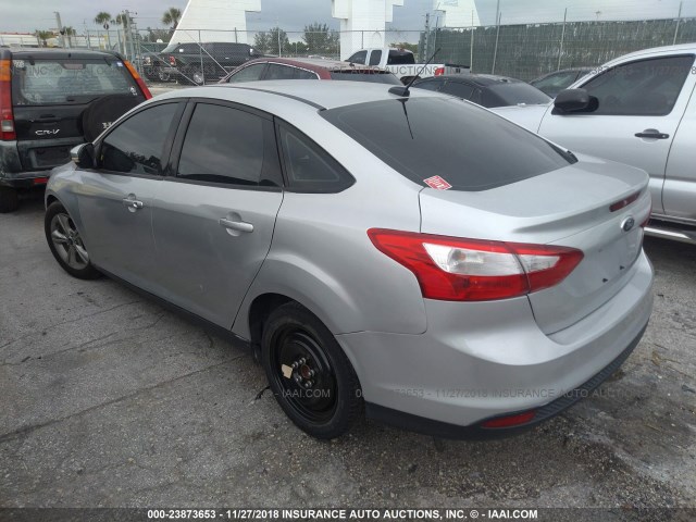 1FADP3F24EL255513 - 2014 FORD FOCUS SILVER photo 3