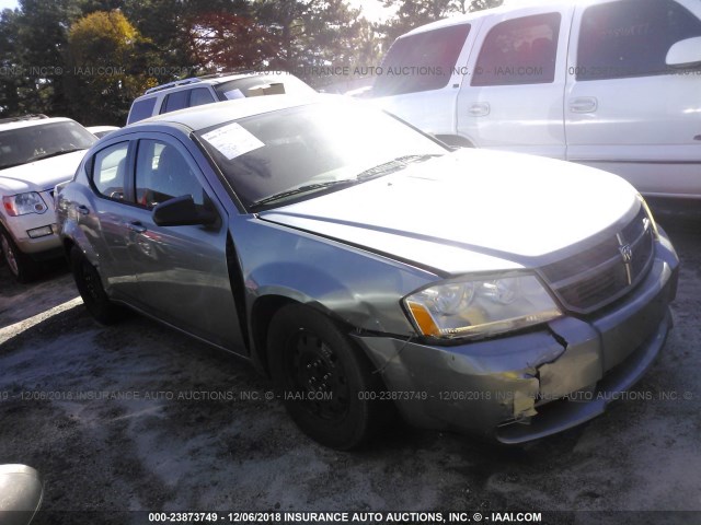 1B3LC46RX8N257538 - 2008 DODGE AVENGER SE GRAY photo 1