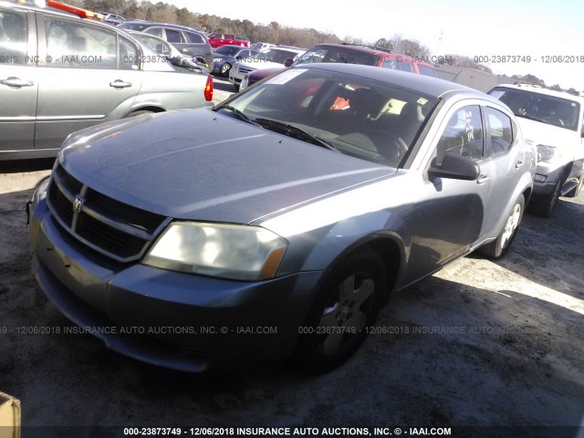 1B3LC46RX8N257538 - 2008 DODGE AVENGER SE GRAY photo 2