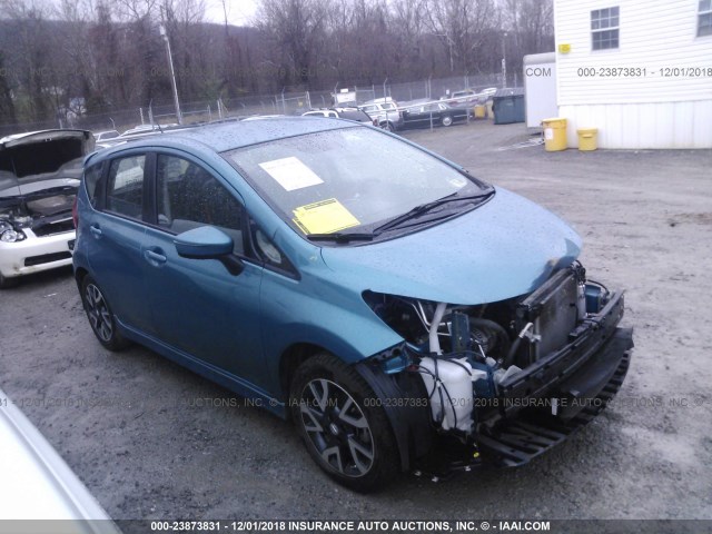 3N1CE2CP4FL399173 - 2015 NISSAN VERSA NOTE S/S PLUS/SV/SL/SR Light Blue photo 1