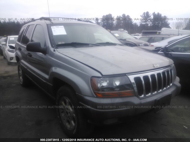 1J4GW48S71C695985 - 2001 JEEP GRAND CHEROKEE LAREDO GRAY photo 1