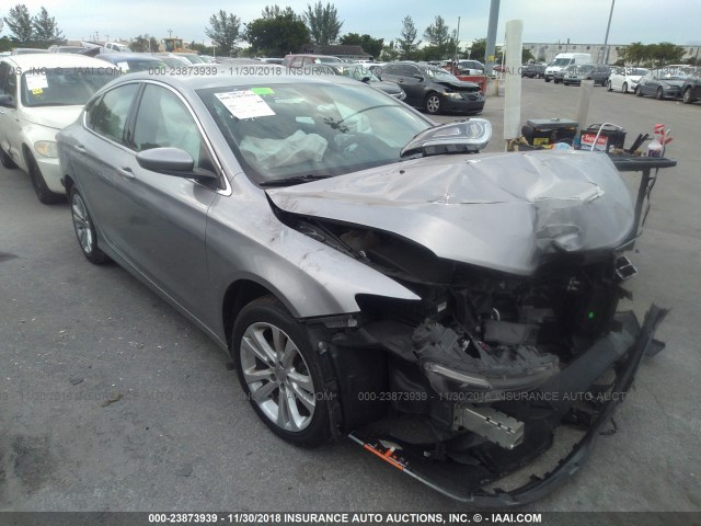 1C3CCCAB0GN128973 - 2016 CHRYSLER 200 LIMITED GREEN photo 1