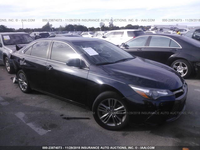 4T1BF1FK8FU100432 - 2015 TOYOTA CAMRY LE/XLE/SE/XSE BLACK photo 1