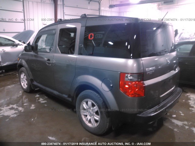 5J6YH28747L004175 - 2007 HONDA ELEMENT EX BLACK photo 3