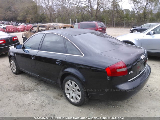 WAUEH64B31N157780 - 2001 AUDI A6 2.8 QUATTRO BLACK photo 3