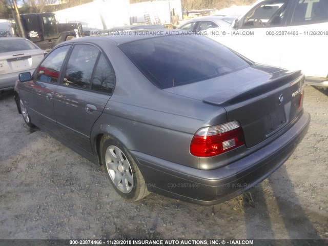 WBADT63432CK25988 - 2002 BMW 530 I AUTOMATIC GRAY photo 3