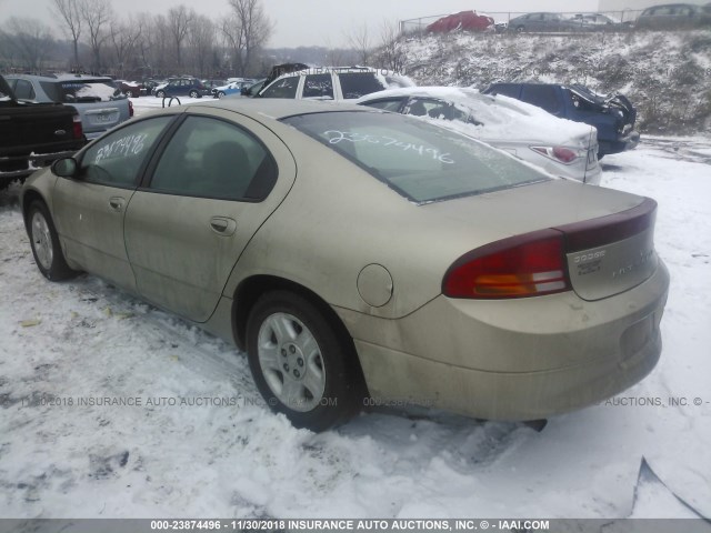 2B3HD46R04H679114 - 2004 DODGE INTREPID SE TAN photo 3