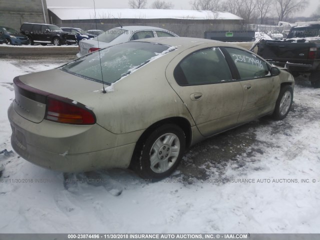 2B3HD46R04H679114 - 2004 DODGE INTREPID SE TAN photo 4