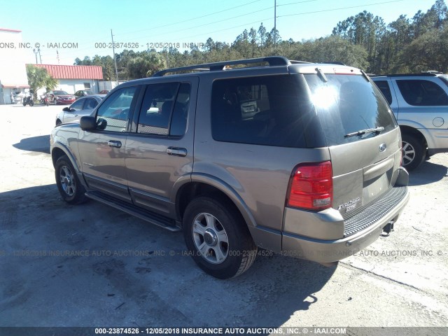 1FMDU65W62UC63302 - 2002 FORD EXPLORER LIMITED Champagne photo 3