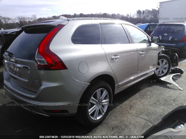 YV4612RK8G2843950 - 2016 VOLVO XC60 T5/PREMIER Champagne photo 4