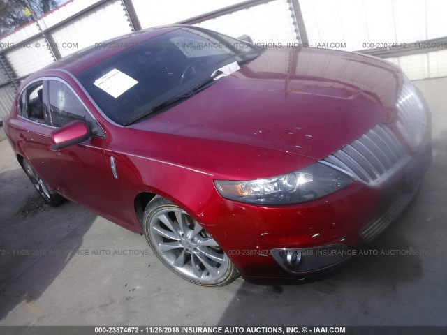 1LNHL9FTXAG614476 - 2010 LINCOLN MKS RED photo 1