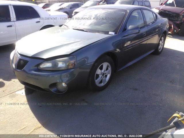 2G2WP582261237826 - 2006 PONTIAC GRAND PRIX ლურჯი ფოტო 2