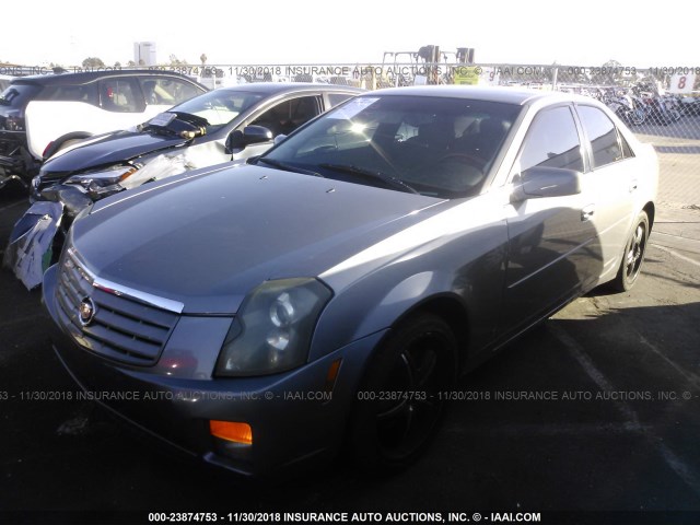 1G6DP577060119885 - 2006 CADILLAC CTS HI FEATURE V6 GRAY photo 2