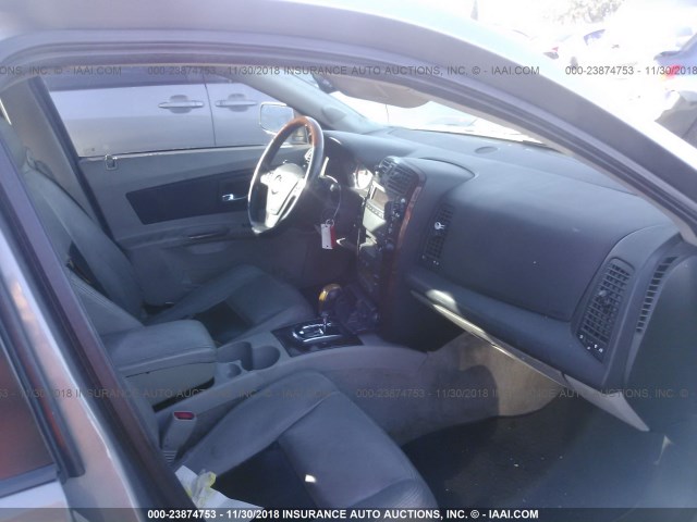 1G6DP577060119885 - 2006 CADILLAC CTS HI FEATURE V6 GRAY photo 5