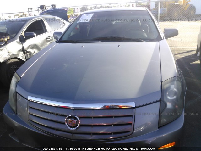 1G6DP577060119885 - 2006 CADILLAC CTS HI FEATURE V6 GRAY photo 6