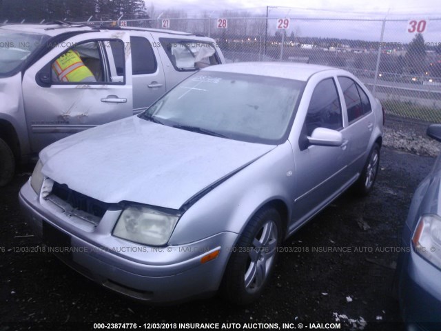 3VWRR69MX4M096760 - 2004 VOLKSWAGEN JETTA GL TDI SILVER photo 2