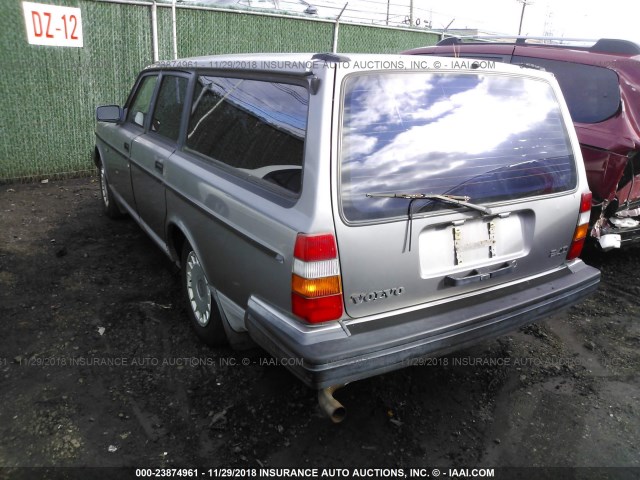 YV1AW8810N1933262 - 1992 VOLVO 240 BEIGE photo 3