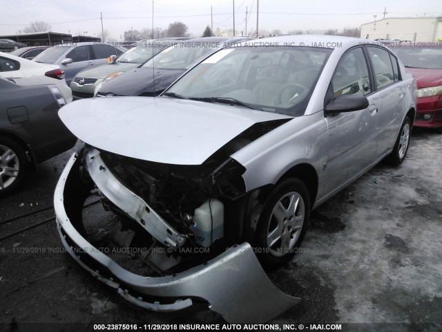 1G8AJ55F47Z150785 - 2007 SATURN ION LEVEL 2 SILVER photo 2