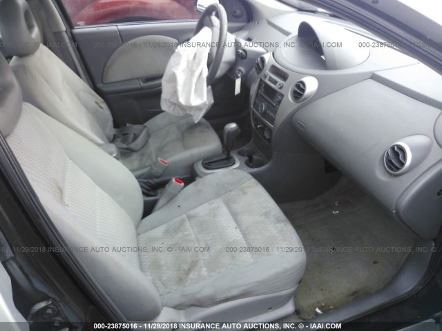 1G8AJ55F47Z150785 - 2007 SATURN ION LEVEL 2 SILVER photo 5