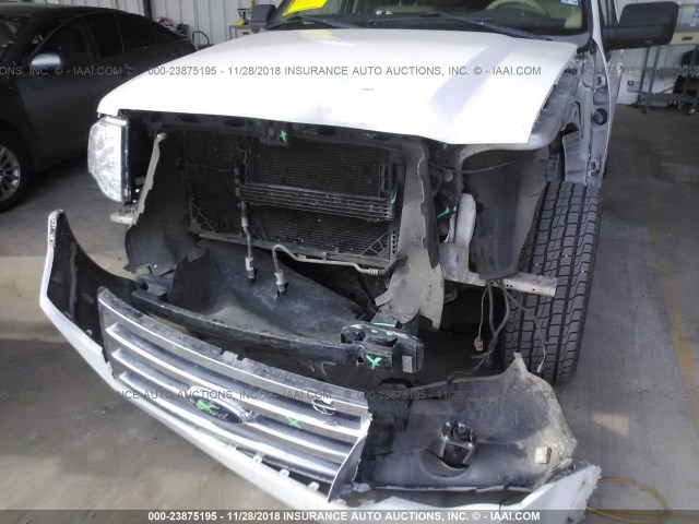 1FMFU17528LA46649 - 2008 FORD EXPEDITION EDDIE BAUER WHITE photo 6