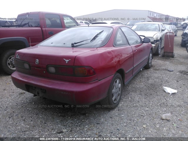 JH4DC4442VS004509 - 1997 ACURA INTEGRA RS RED photo 4