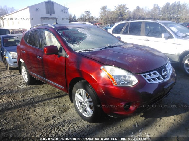 JN8AS5MV1CW365617 - 2012 NISSAN ROGUE S/SV MAROON photo 1