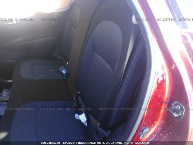 JN8AS5MV1CW365617 - 2012 NISSAN ROGUE S/SV MAROON photo 8