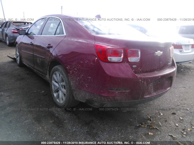 1G11E5SL5EF231239 - 2014 CHEVROLET MALIBU 2LT RED photo 3