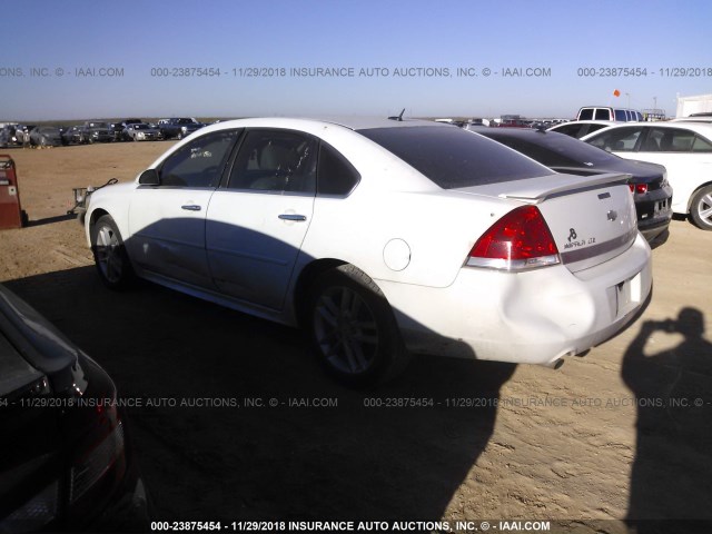 2G1WC5EM4A1263567 - 2010 CHEVROLET IMPALA LTZ WHITE photo 3