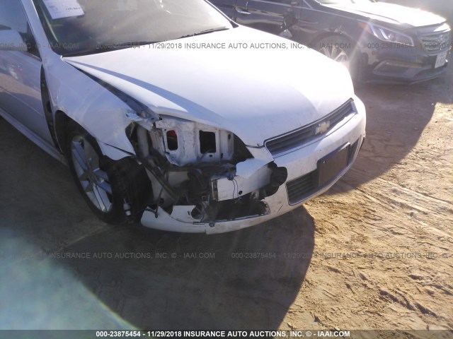 2G1WC5EM4A1263567 - 2010 CHEVROLET IMPALA LTZ WHITE photo 6