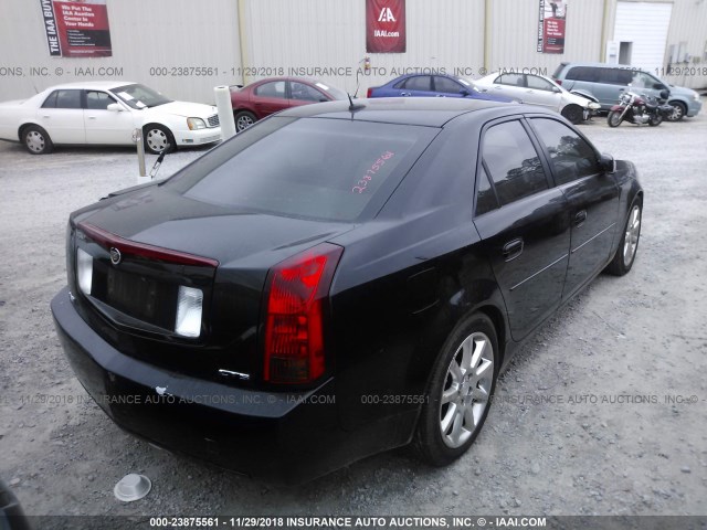 1G6DP577960147040 - 2006 CADILLAC CTS HI FEATURE V6 BLACK photo 4