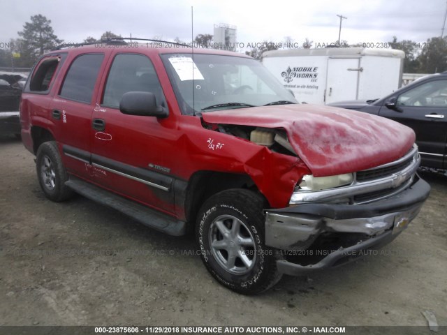 1GNEC13T7YJ184293 - 2000 CHEVROLET TAHOE C1500 RED photo 1