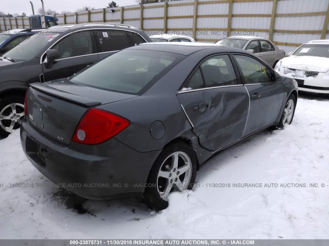 1G2ZH57N394158082 - 2009 PONTIAC G6 GT GRAY photo 4