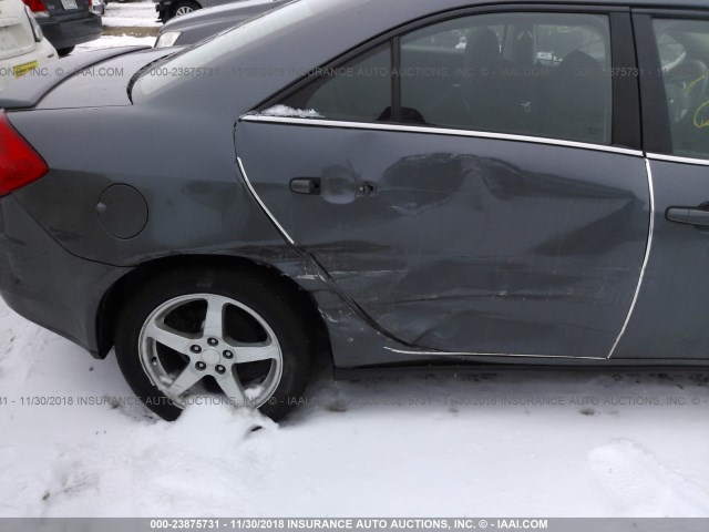 1G2ZH57N394158082 - 2009 PONTIAC G6 GT GRAY photo 6