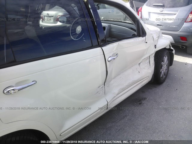 3A8FY58B88T168577 - 2008 CHRYSLER PT CRUISER TOURING WHITE photo 6