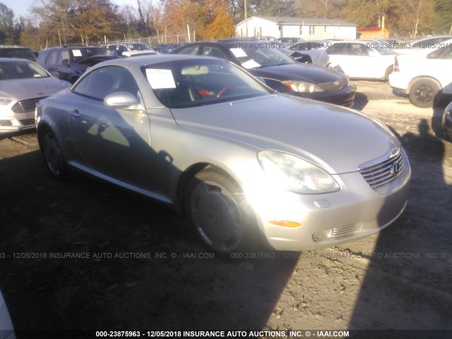 JTHFN48Y520023921 - 2002 LEXUS SC 430 SILVER photo 1