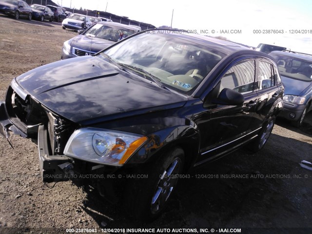 1B3HB78KX8D578673 - 2008 DODGE CALIBER R/T BLACK photo 2