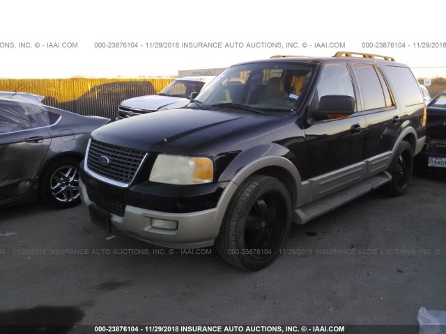 1FMPU17505LA49954 - 2005 FORD EXPEDITION EDDIE BAUER BLACK photo 2