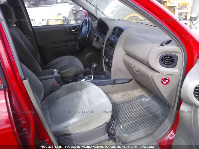 KM8SC13D44U780597 - 2004 HYUNDAI SANTA FE GLS/LX RED photo 5